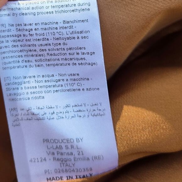 THE ANDAMANE Guia oversized single breasted blazer Caramel Size 6 38 - Picture 10 of 13